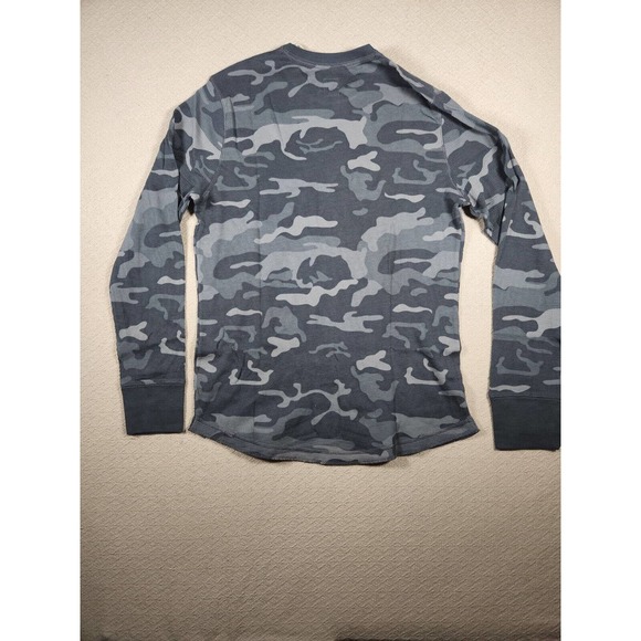 Vintage Mossimo Shirt Mens Large Pullover Camo Army Athletic Fit Thermal NWT A9 - Picture 9 of 12